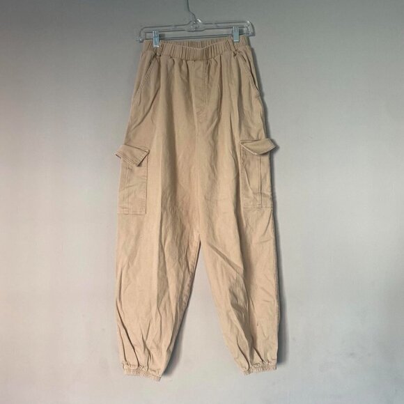 Wild Fable beige cargo pants elastic waist - Picture 3 of 8